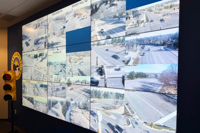 City of Centennial main video wall