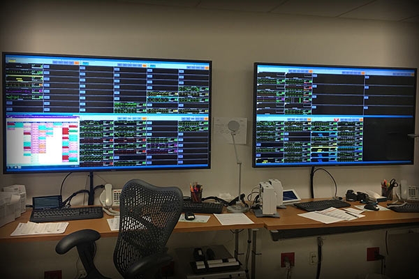 security system monitor screen